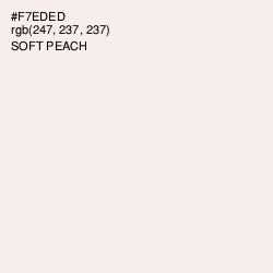 #F7EDED - Soft Peach Color Image