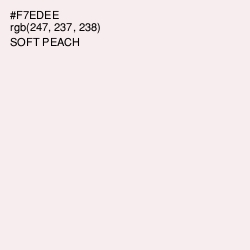 #F7EDEE - Soft Peach Color Image