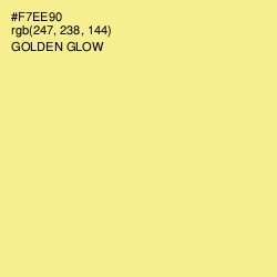 #F7EE90 - Golden Glow Color Image