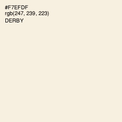 #F7EFDF - Derby Color Image