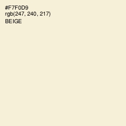 #F7F0D9 - Beige Color Image