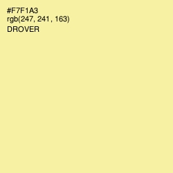 #F7F1A3 - Drover Color Image