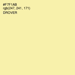 #F7F1AB - Drover Color Image