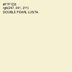 #F7F1D3 - Double Pearl Lusta Color Image