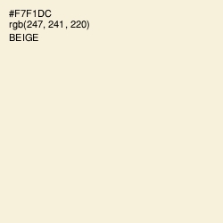 #F7F1DC - Beige Color Image