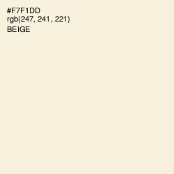 #F7F1DD - Beige Color Image