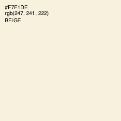 #F7F1DE - Beige Color Image