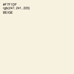 #F7F1DF - Beige Color Image