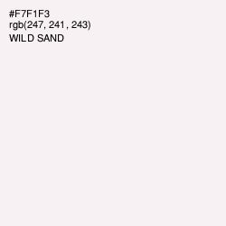 #F7F1F3 - Wild Sand Color Image