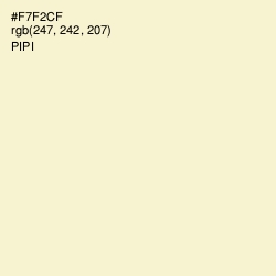 #F7F2CF - Pipi Color Image