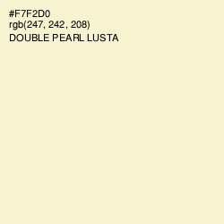 #F7F2D0 - Double Pearl Lusta Color Image