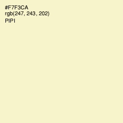 #F7F3CA - Pipi Color Image