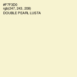 #F7F3D0 - Double Pearl Lusta Color Image