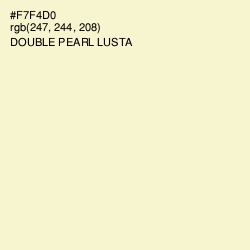 #F7F4D0 - Double Pearl Lusta Color Image