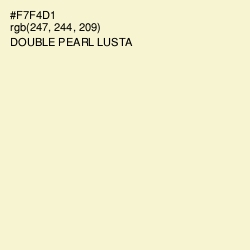 #F7F4D1 - Double Pearl Lusta Color Image