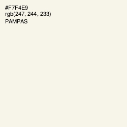 #F7F4E9 - Pampas Color Image