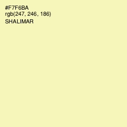 #F7F6BA - Shalimar Color Image