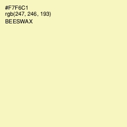 #F7F6C1 - Beeswax Color Image