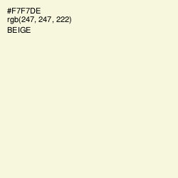 #F7F7DE - Beige Color Image