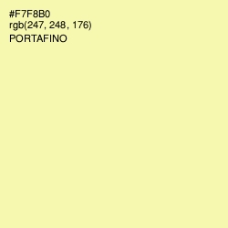 #F7F8B0 - Portafino Color Image