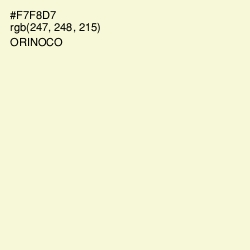 #F7F8D7 - Orinoco Color Image