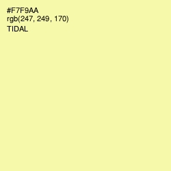 #F7F9AA - Tidal Color Image