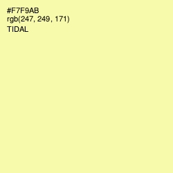 #F7F9AB - Tidal Color Image