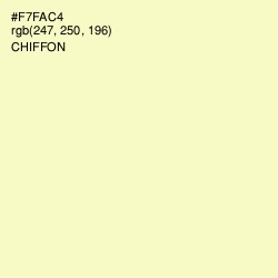 #F7FAC4 - Chiffon Color Image