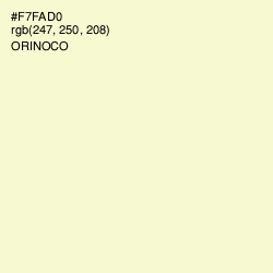 #F7FAD0 - Orinoco Color Image