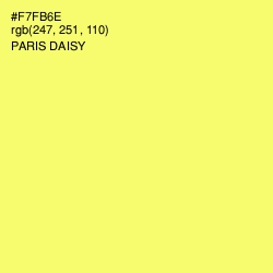 #F7FB6E - Paris Daisy Color Image