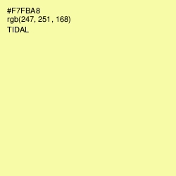 #F7FBA8 - Tidal Color Image