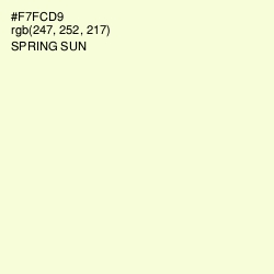 #F7FCD9 - Spring Sun Color Image