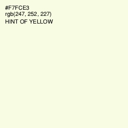 #F7FCE3 - Hint of Yellow Color Image