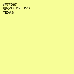 #F7FD97 - Texas Color Image