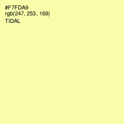 #F7FDA9 - Tidal Color Image