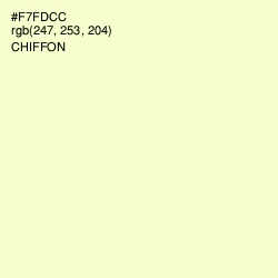 #F7FDCC - Chiffon Color Image