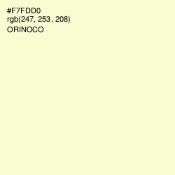 #F7FDD0 - Orinoco Color Image