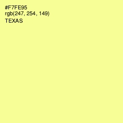 #F7FE95 - Texas Color Image