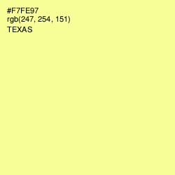 #F7FE97 - Texas Color Image