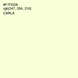 #F7FED8 - Carla Color Image