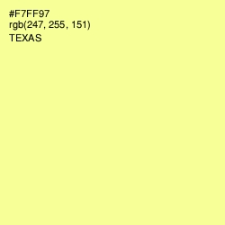 #F7FF97 - Texas Color Image