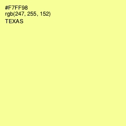 #F7FF98 - Texas Color Image