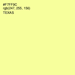 #F7FF9C - Texas Color Image