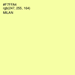 #F7FFA4 - Milan Color Image