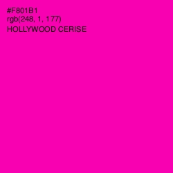 #F801B1 - Hollywood Cerise Color Image