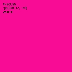 #F80C95 - Hollywood Cerise Color Image