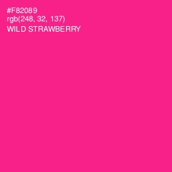 #F82089 - Wild Strawberry Color Image