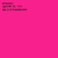 #F8208D - Wild Strawberry Color Image