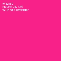 #F82189 - Wild Strawberry Color Image