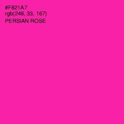 #F821A7 - Persian Rose Color Image